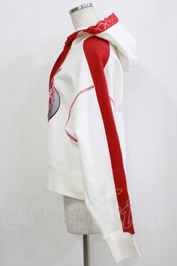 画像2: MILK / Lovely MILK   オフ×レッド H-26-01-21-045-ML-TO-KB-ZH (2)