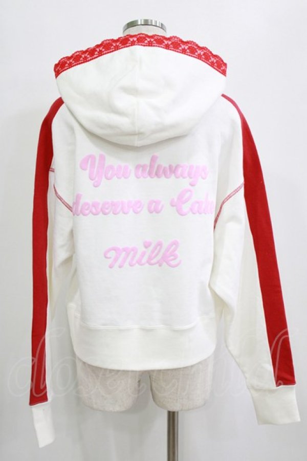 画像3: MILK / Lovely MILK   オフ×レッド H-26-01-21-045-ML-TO-KB-ZH (3)