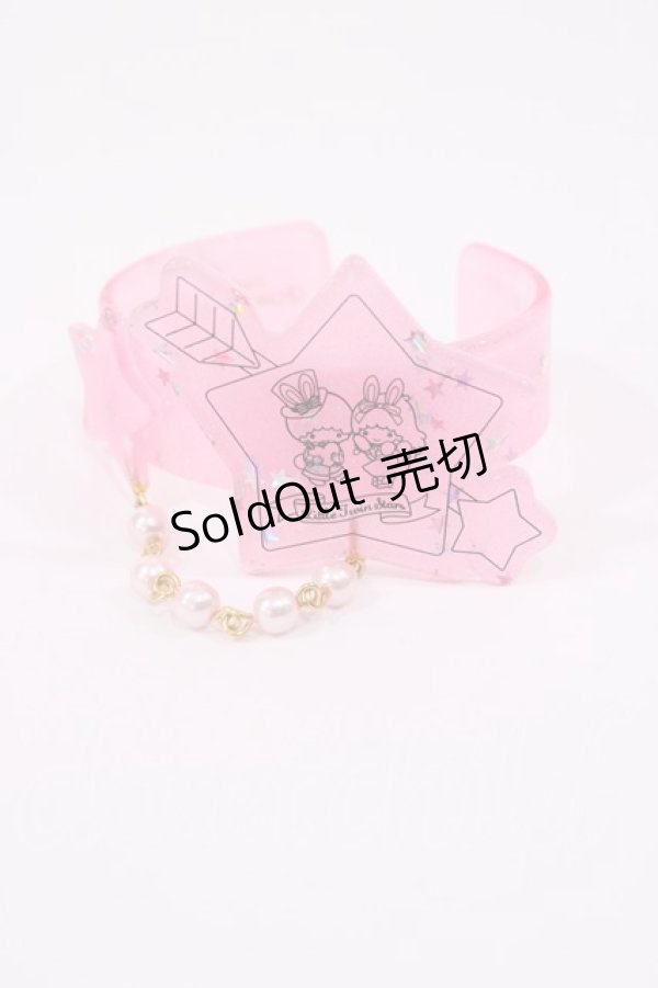 画像1: Angelic Pretty / Cosmetic Bunnyバングル Free ピンク H-26-01-21-1001-AP-AC-NS-ZH (1)