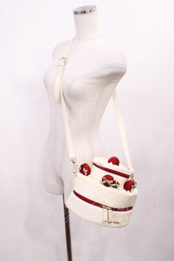 画像1: Maison de FLEUR / Maison de FLEUR10周年記念/ホールケーキバッグ  オフ H-26-01-21-1041-LO-BG-NS-ZH (1)