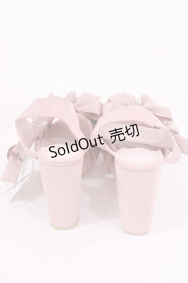 画像3: Honey Cinnamon / フリルリボンサンダル S ピンク H-26-01-21-1023-LO-SH-NS-ZH (3)