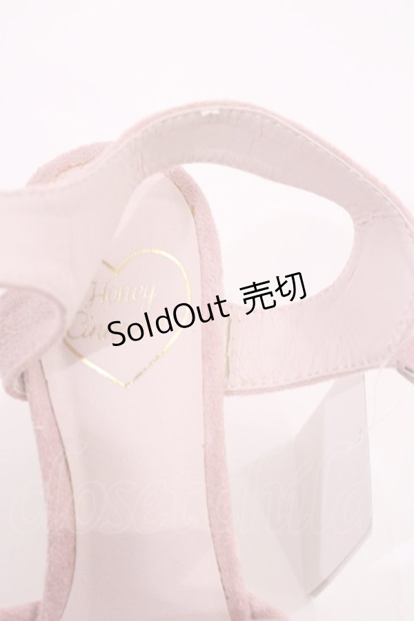 画像4: Honey Cinnamon / フリルリボンサンダル S ピンク H-26-01-21-1023-LO-SH-NS-ZH (4)
