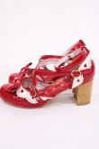 画像2: Angelic Pretty / Heartセパレートシューズ S レッド H-26-01-21-1024-AP-SH-NS-ZH (2)