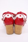 画像3: Angelic Pretty / Heartセパレートシューズ S レッド H-26-01-21-1024-AP-SH-NS-ZH (3)