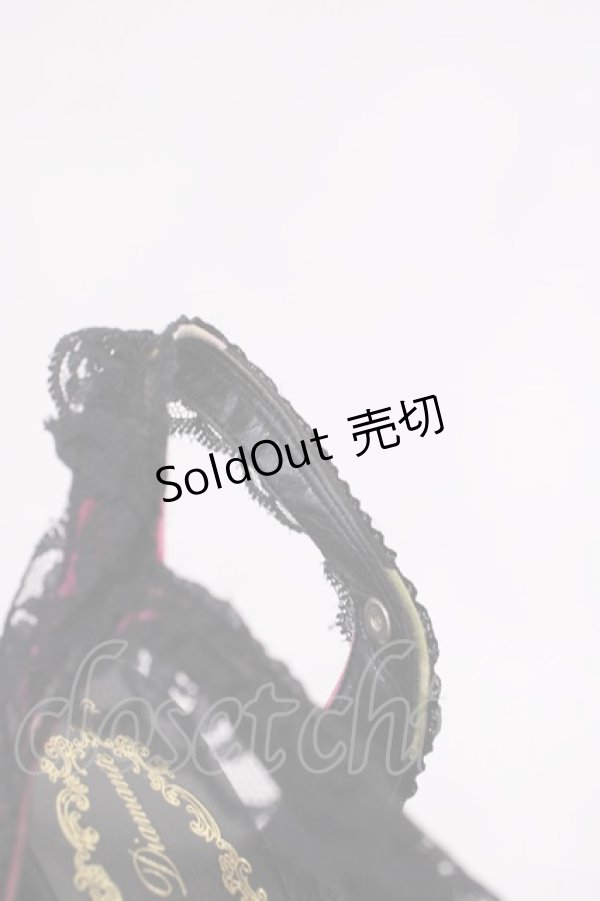 画像5: JESUS DIAMANTE / 新シシリアウエッジプリンセス S JAPONローズ柄ブラック H-26-01-21-1025-JE-SH-NS-ZH (5)