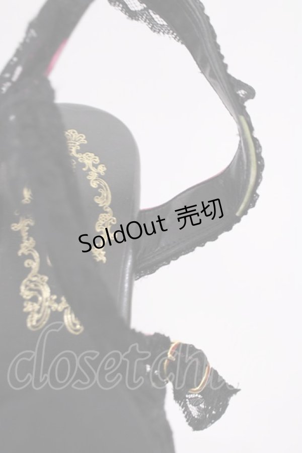 画像6: JESUS DIAMANTE / 新シシリアウエッジプリンセス S JAPONローズ柄ブラック H-26-01-21-1025-JE-SH-NS-ZH (6)