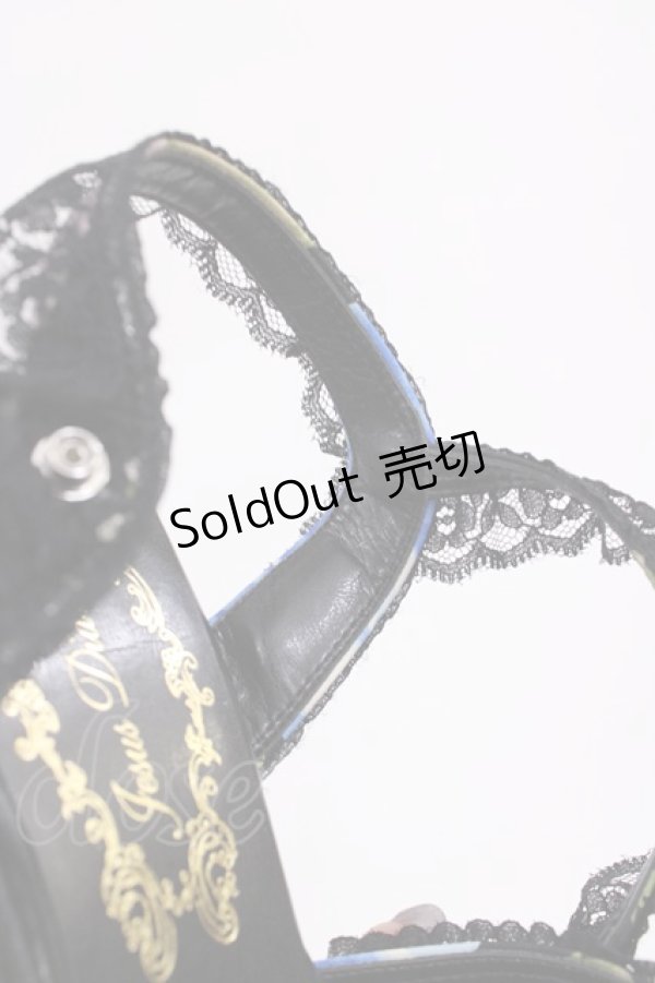 画像4: JESUS DIAMANTE / 新シシリアウエッジプリンセス S JAPONローズ柄ブルーローズ H-26-01-21-1026-JE-SH-NS-ZH (4)