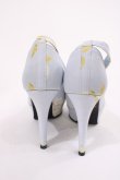 画像3: JESUS DIAMANTE / ロココLadyワンリボンパンプス S グランヴィルホワイトローズ・サックス H-26-01-21-1027-JE-SH-NS-ZH (3)