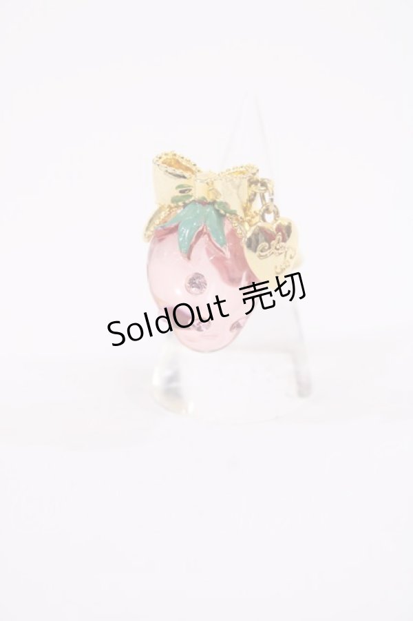 画像1: Angelic Pretty / Crystal Berryリング Free ピンク H-26-01-21-1004-AP-AC-NS-ZH (1)