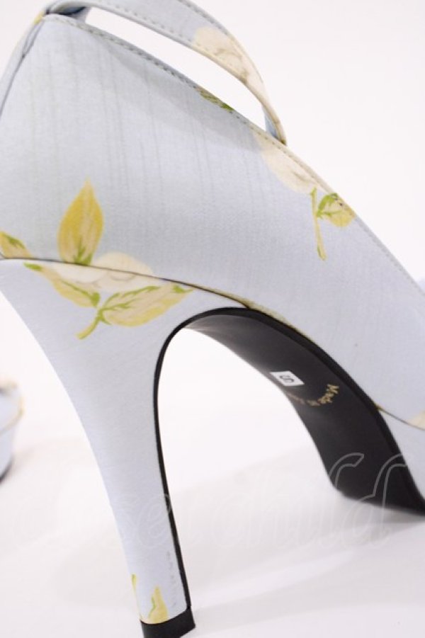 画像5: JESUS DIAMANTE / ロココLadyワンリボンパンプス S グランヴィルホワイトローズ・サックス H-26-01-21-1027-JE-SH-NS-ZH (5)