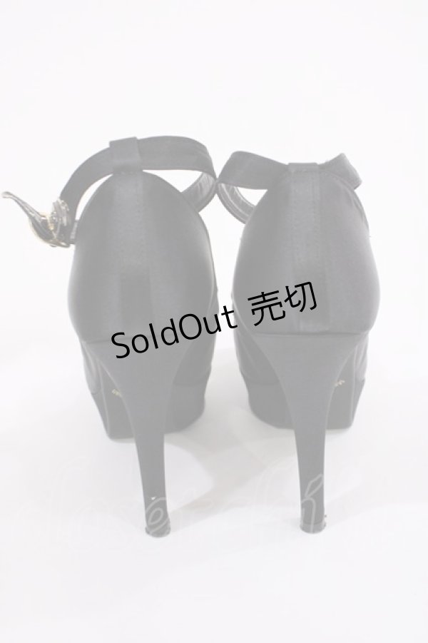 画像3: JESUS DIAMANTE / ロココLadyワンリボンパンプス S ブラック H-26-01-21-1028-JE-SH-NS-ZH (3)