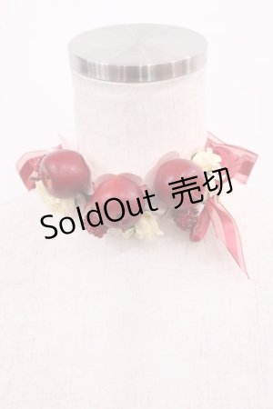 画像: BABY,THE STARS SHINE BRIGHT / Pomme rouge チョーカー  エンジ H-26-01-21-1029-BA-AC-NS-ZH