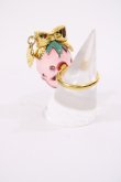 画像2: Angelic Pretty / Crystal Berryリング Free ピンク H-26-01-21-1004-AP-AC-NS-ZH (2)