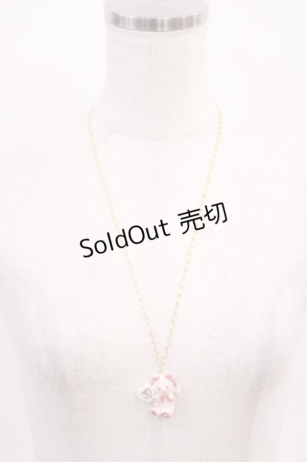 画像2: BABY,THE STARS SHINE BRIGHT / くみゃちゃんのキラキラコスメネックレス  うさくみゃちゃん H-26-01-21-1032-BA-AC-NS-ZH (2)