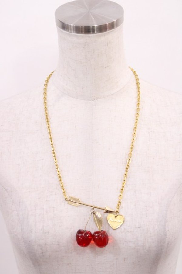 画像2: himitsu by syrup.(RoseMarie seoir) / チェリーネックレス  ゴールド H-26-01-21-1033-LO-AC-NS-ZH (2)