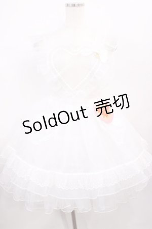 画像: BABY,THE STARS SHINE BRIGHT / オーガンジーハートエプロン Free オフ H-26-01-21-1037-BA-OP-NS-ZH
