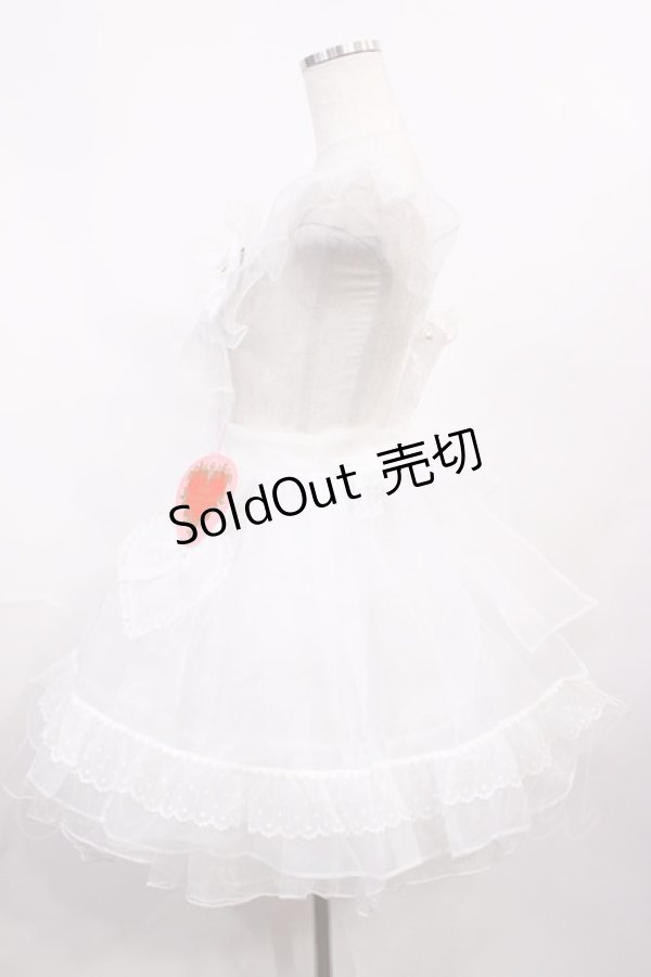 画像2: BABY,THE STARS SHINE BRIGHT / オーガンジーハートエプロン Free オフ H-26-01-21-1037-BA-OP-NS-ZH (2)