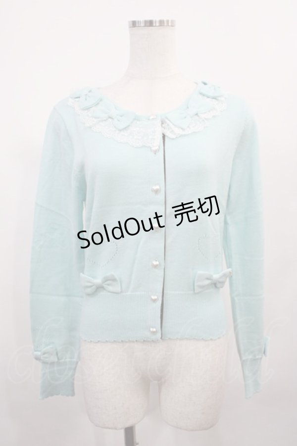 画像1: BABY,THE STARS SHINE BRIGHT / くまくみゃちゃんレースのカーディガン Free ミント H-26-01-21-1038-BA-TO-NS-ZH (1)