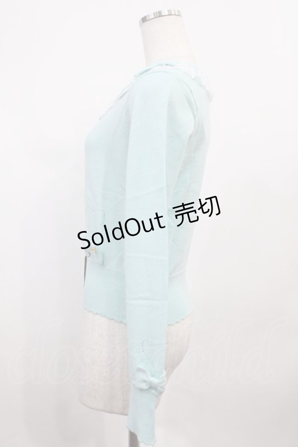 画像2: BABY,THE STARS SHINE BRIGHT / くまくみゃちゃんレースのカーディガン Free ミント H-26-01-21-1038-BA-TO-NS-ZH (2)