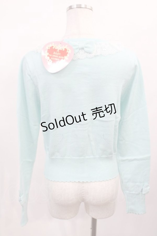 画像3: BABY,THE STARS SHINE BRIGHT / くまくみゃちゃんレースのカーディガン Free ミント H-26-01-21-1038-BA-TO-NS-ZH (3)