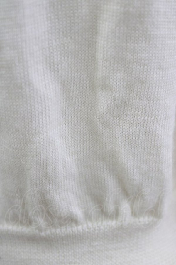 画像4: Emily Temple cute / ロゴ刺繍ニットカーディガン  アイボリー H-26-01-21-053-ET-TO-KB-ZH (4)