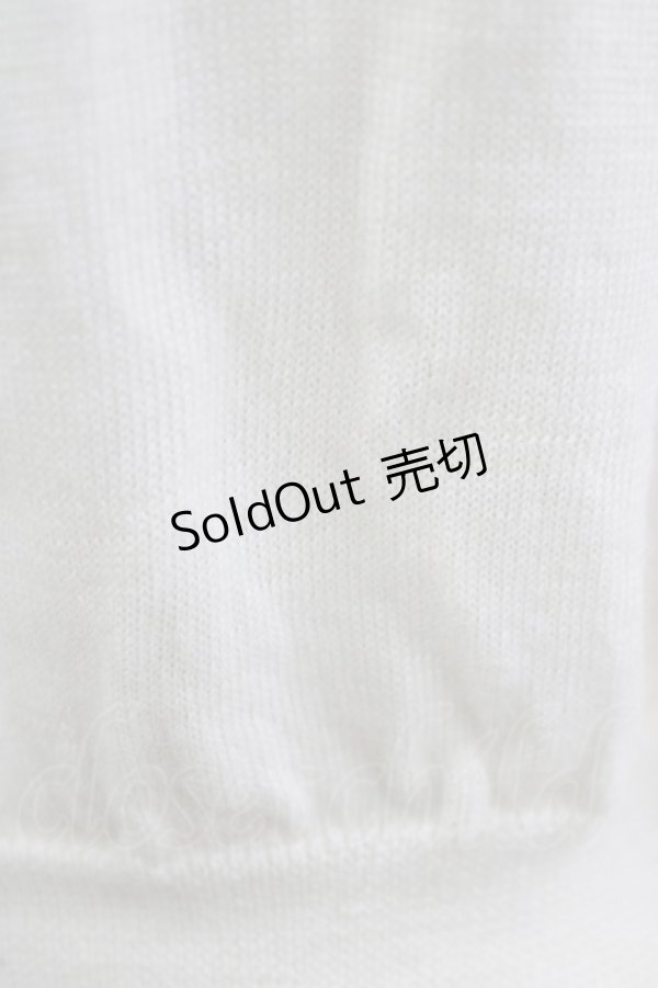 画像4: Emily Temple cute / ロゴ刺繍ニットカーディガン  アイボリー H-26-01-21-053-ET-TO-KB-ZH (4)