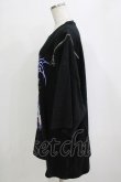 画像2: Amilige / ラブゾンビZIP BIG Tシャツ  ブラック H-26-01-21-054-PU-TO-KB-ZH (2)