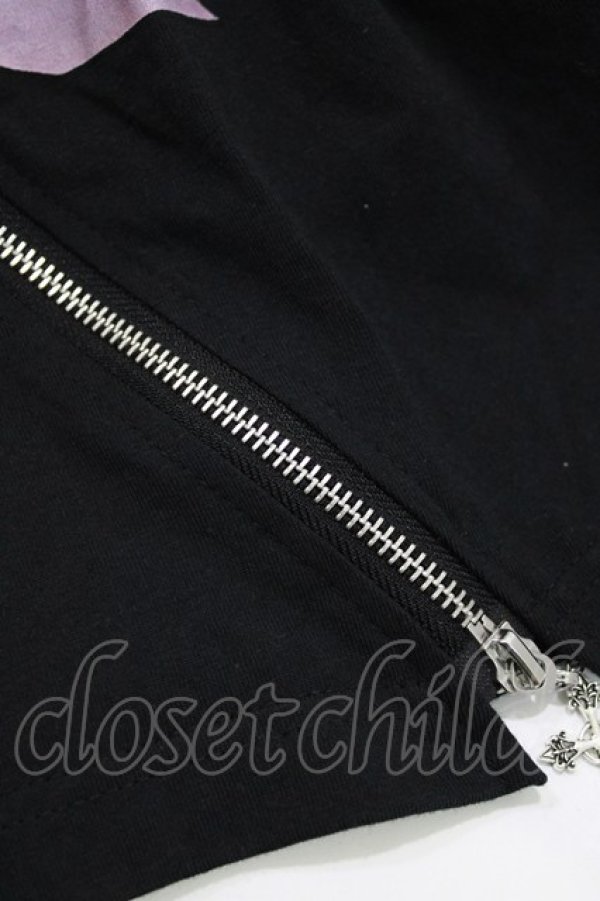 画像5: Amilige / 檀上大空コラボイラスト肩ZIPロングTシャツ「I'm a devil now!」  ブラック H-26-01-21-055-PU-TO-KB-ZH (5)