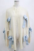 画像1: Candy Stripper / RIBBON KNIT CARDIGAN  アイボリー H-26-01-21-059-PU-TO-KB-ZH (1)