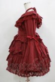 画像2: Vallee lys / Coquelicot Dress -gauze-  ワイン H-26-01-21-005-GO-OP-KB-ZH (2)