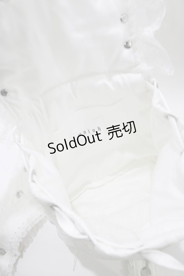 画像4: MAJOH / ANGEL WING HARNESS BAG  ホワイト H-26-01-21-063-PU-BG-KB-ZH (4)