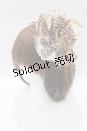 画像: RQ-BL / フェザークリップ  ブラウン H-26-01-21-066-GO-AC-KB-ZH