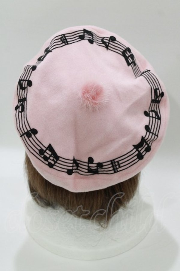 画像2: MILK / Melodyベレー  ピンク H-26-01-21-070-ML-AC-KB-ZH (2)