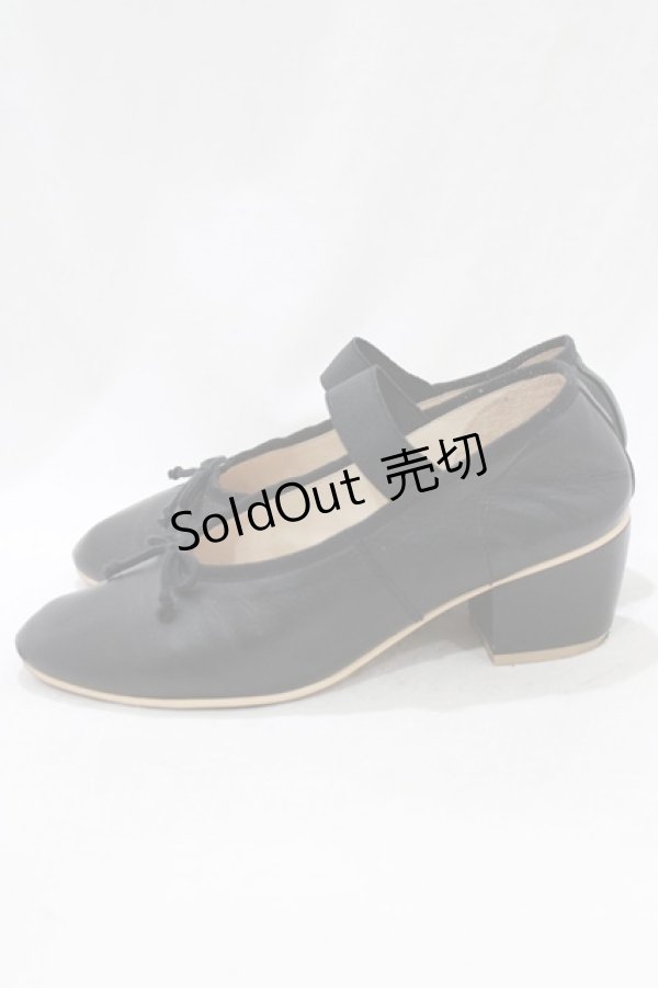 画像2: Katie / ストラップバレエシューズ M ブラック H-26-01-21-074-LO-SH-KB-ZH (2)