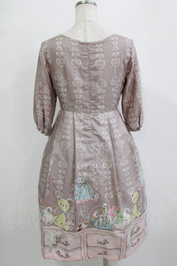 画像3: Emily Temple cute / シアーチェックノースリーブワンピース  イエロー H-26-01-21-012-ET-OP-KB-ZH (3)