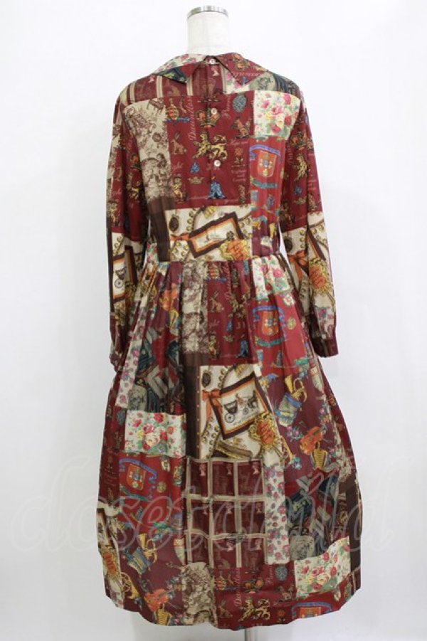 画像3: Jane Marple / All You Need Is Loveディアドレス M ワインレッド H-26-01-21-013-JM-OP-KB-ZH (3)