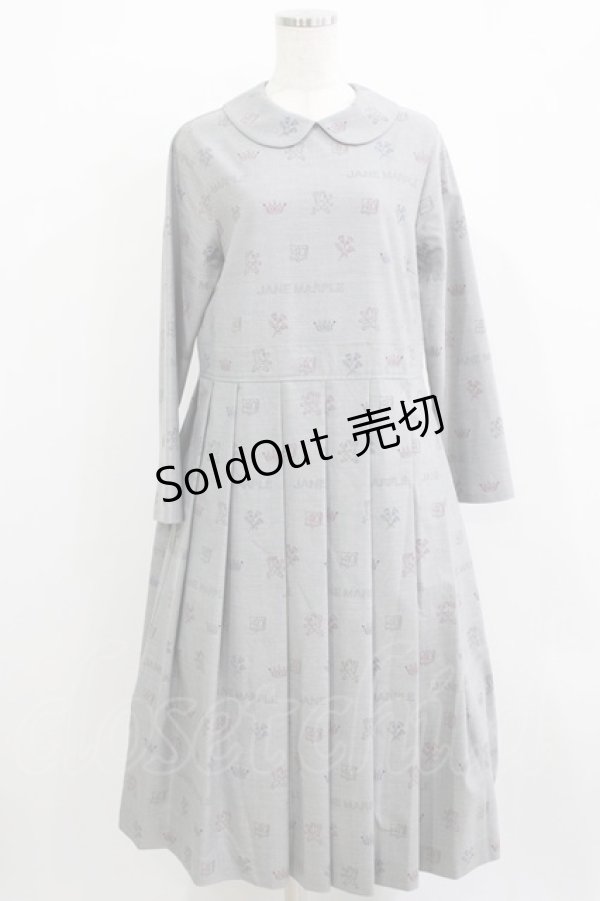 画像1: Jane Marple / Dormitory motifsドレス M ライトグレー H-26-01-21-014-JM-OP-KB-ZH (1)