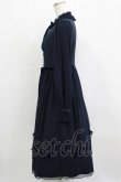 画像2: Melody BasKet / ご令嬢のチュールワンピース M ネイビー H-26-01-21-015-LO-OP-KB-ZH (2)