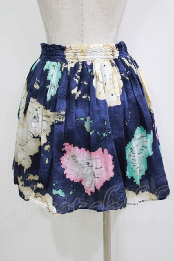 画像3: MILK / MILKクルーズスカート  ナイトビューネイビー H-26-01-21-021-ML-SK-KB-ZH (3)