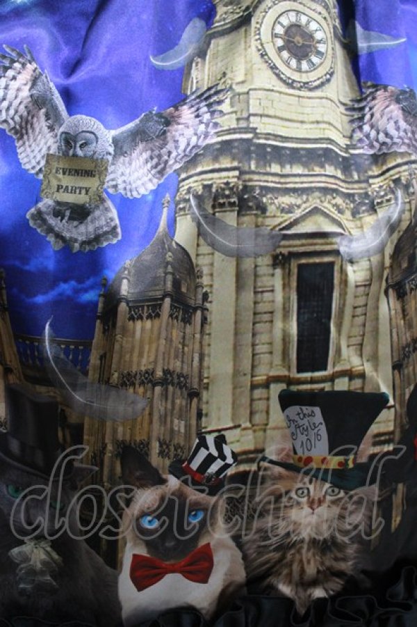 画像4: ATELIER PIERROT / Evening Partyベビードール  ネイビー H-26-01-21-002-EL-OP-KB-ZH (4)