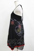 画像6: Ozz oneste / 刺繍2Wayスカート  黒 H-26-01-21-023-OO-SK-KB-ZH (6)