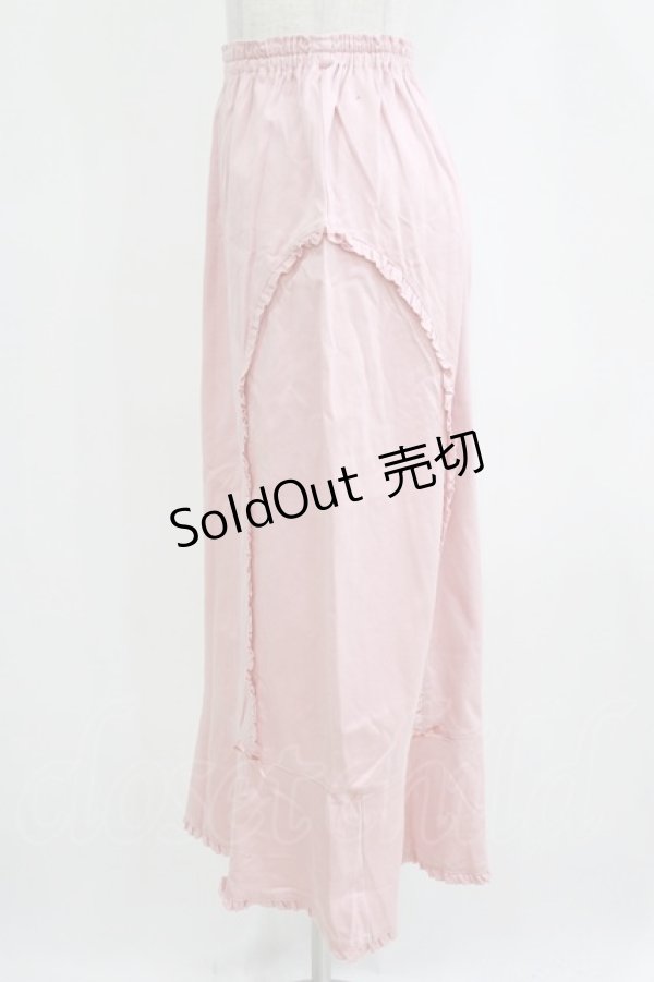 画像2: PINK HOUSE / カットスカート Free ピンク H-26-01-22-1023-LO-SK-NS-ZH (2)