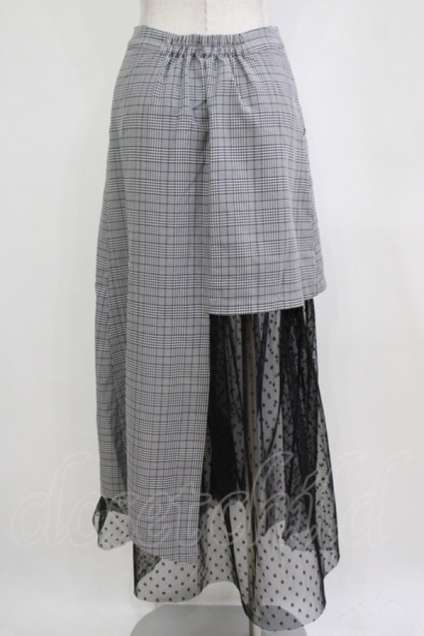 画像3: Ank Rouge / アシメロングスカート M ブラック H-26-01-22-1024-CA-SK-NS-ZH (3)