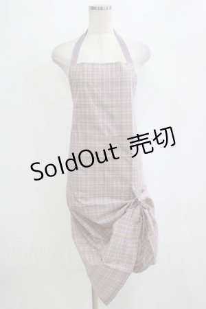 画像: PINK HOUSE / チェックエプロン Free ラベンダー H-26-01-22-1029-LO-TO-NS-ZH