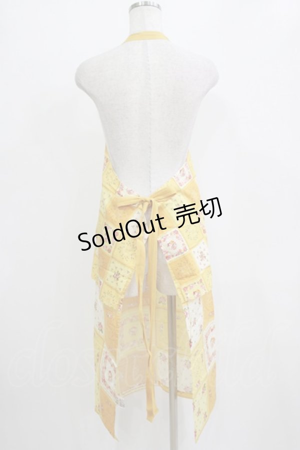 画像3: PINK HOUSE / パッチワークエプロン Free イエロー H-26-01-22-1030-LO-TO-NS-ZH (3)