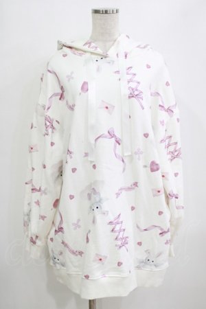 画像: Honey Cinnamon / ハニー総柄パーカー Free オフ H-26-01-22-1032-LO-TO-NS-ZH