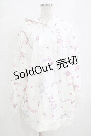 画像: Honey Cinnamon / ハニー総柄パーカー Free オフ H-26-01-22-1032-LO-TO-NS-ZH