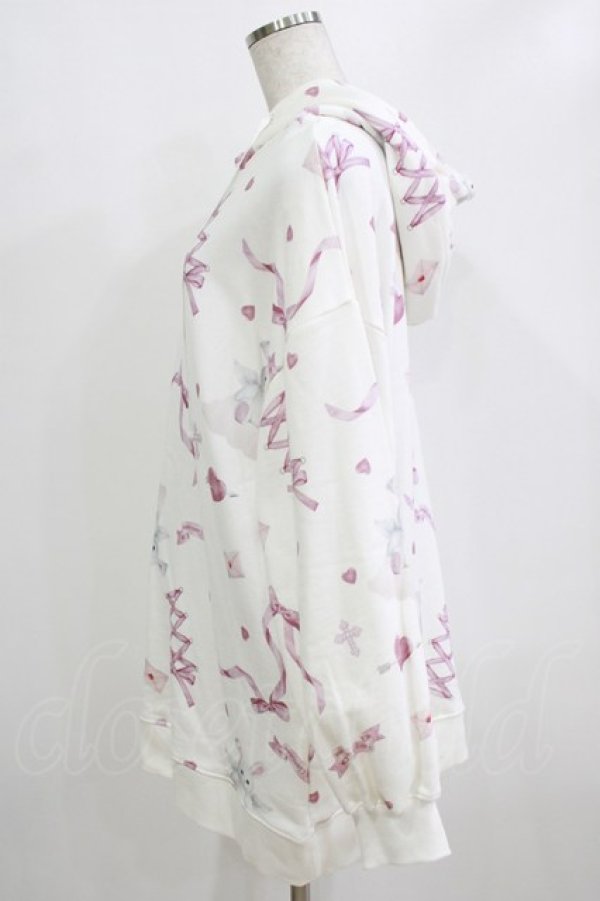 画像2: Honey Cinnamon / ハニー総柄パーカー Free オフ H-26-01-22-1032-LO-TO-NS-ZH (2)