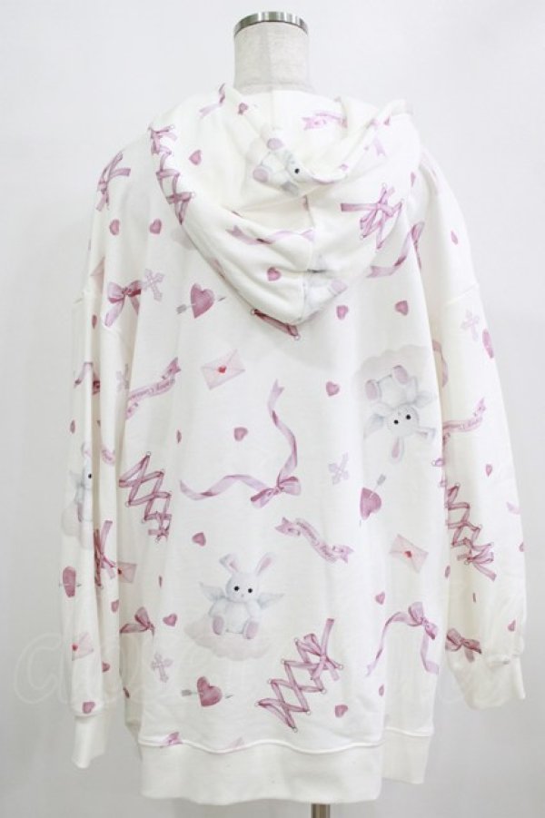 画像3: Honey Cinnamon / ハニー総柄パーカー Free オフ H-26-01-22-1032-LO-TO-NS-ZH (3)