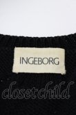画像4: INGEBORG / ニットカーディガン Free ブラック H-26-01-22-1034-LO-TO-NS-ZH (4)